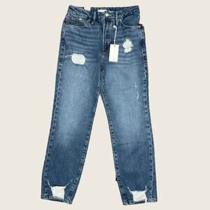 Good American Straight Boyfriend Jeans | Waist 27 | Slim High Rise Good Boy